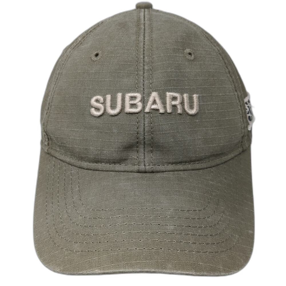 Overland Subaru Green Baseball Cap One Size Ripstop 1958 Patch Strapback Hat